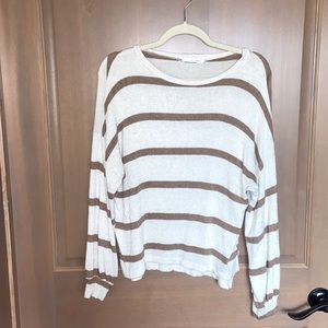 Carly Jean Los Angeles Striped Top Size S